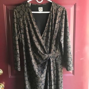Anne Klein wrap dress
